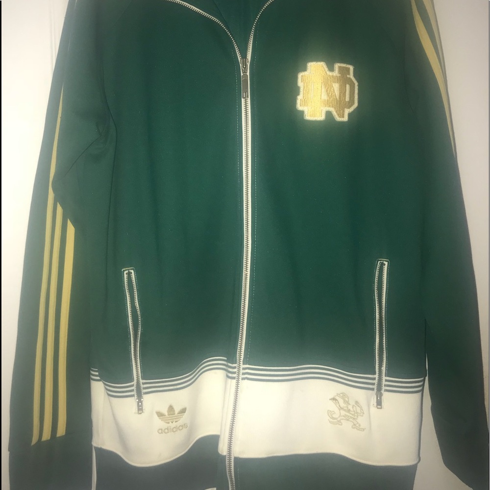 Vintage Notre Dame Adidas Jacket